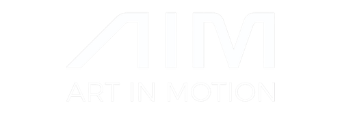 AIM (Art In Motion) Las Vegas exotic and custom car dealer logo
